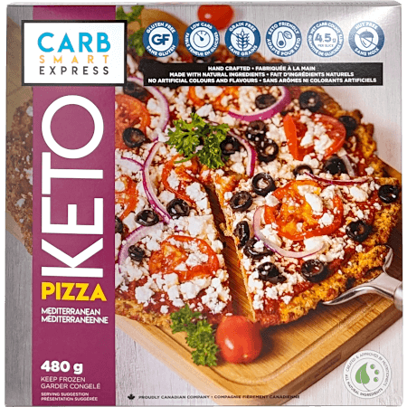 Keto-friendly Hand-crafted Pizza - Mediterranean